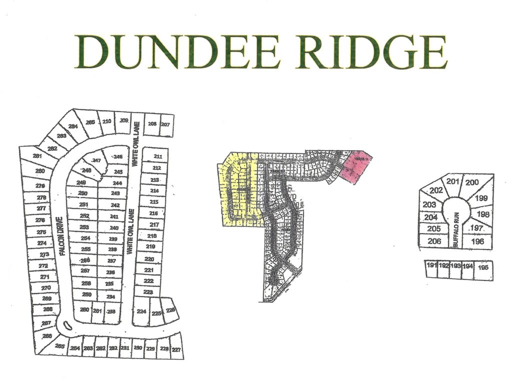 Sit Map Dundee Ridge