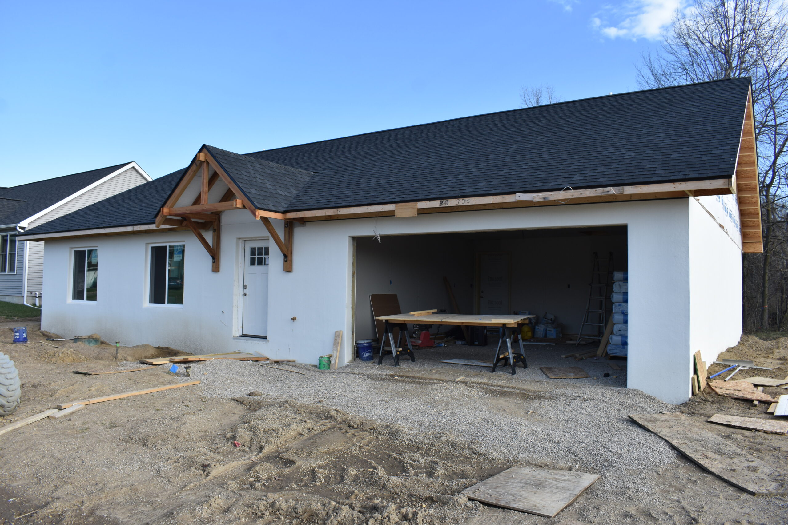 New construction, For sale, Michigan Real Estate, Ranch Home, River Front, Listing Agent, Buyer Agent, 3 Bedroom, New Home, Milan Real Estate, Garage
